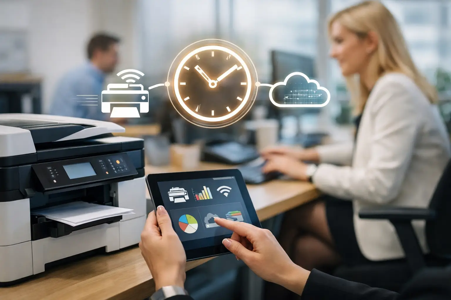 How a Printer Remote Monitoring Service Saves Time