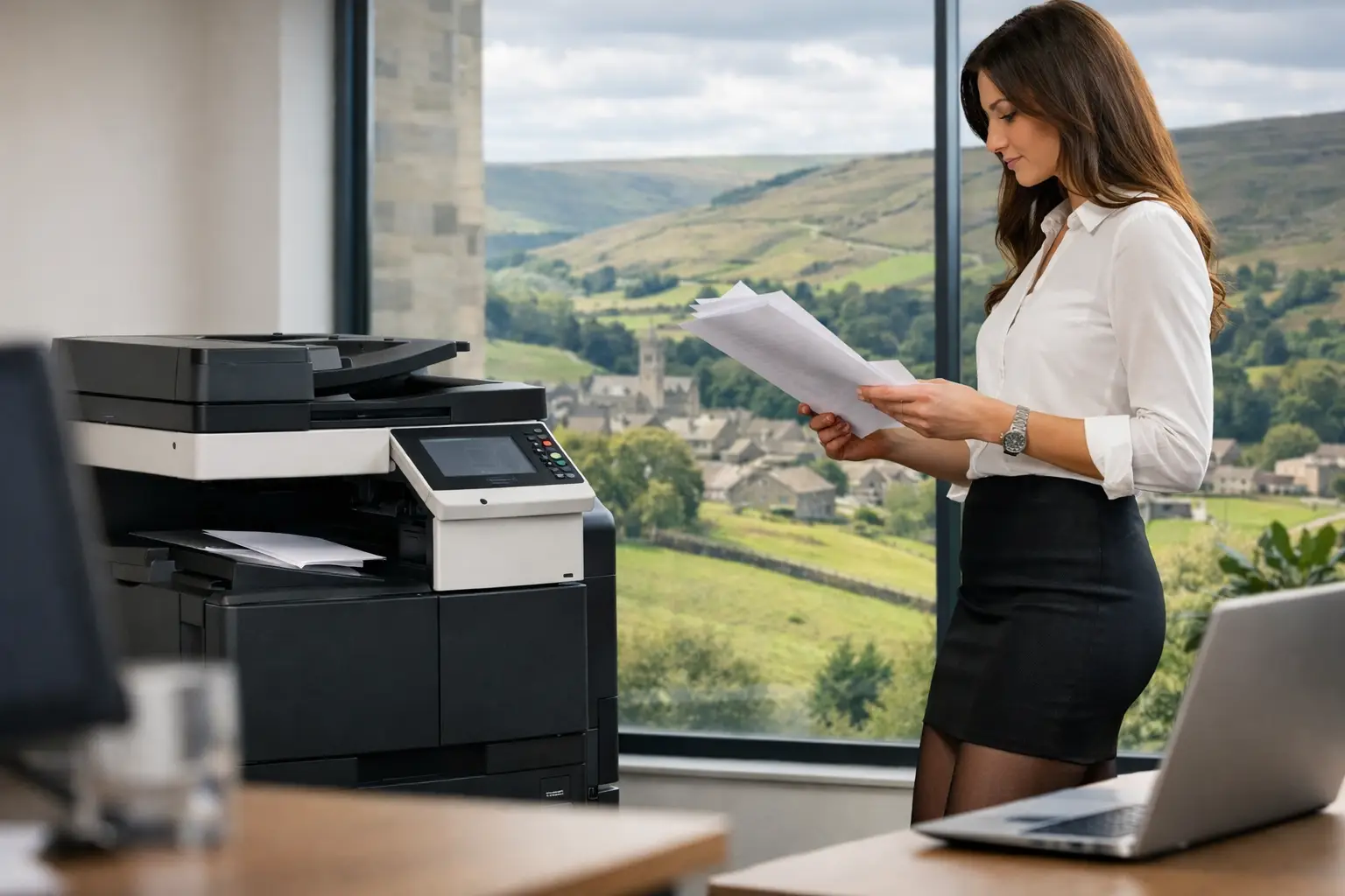 SAFEQ Cloud print management for control
